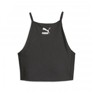 T7 Shiny Crop Top PUMA Black