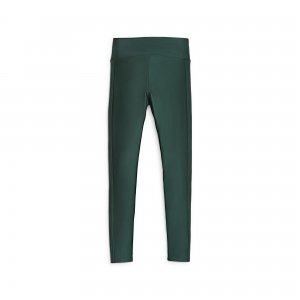 T7 High Waist Shiny Leggings Malachite