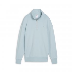 YONA Half-Zip Crew Turquoise Surf