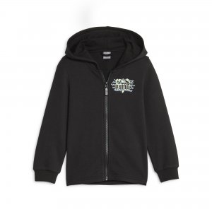 ESS MIX MTCH Full-zip Hoodie TR PUMA Bla
