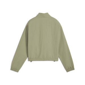 HER Woven Half-Zip Crew