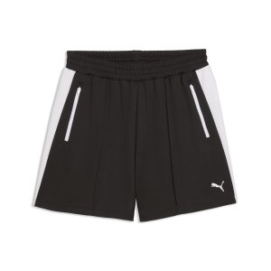 T7 Relaxed Pintuck Shorts
