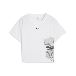 W FLORAL RIBBON GRAPHIC TEE