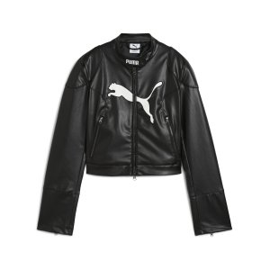 Pleather Racer Jacket