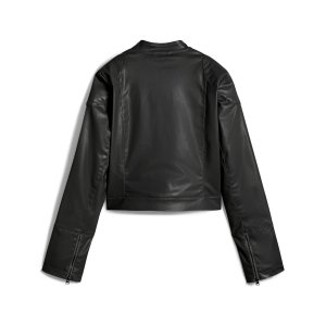 Pleather Racer Jacket