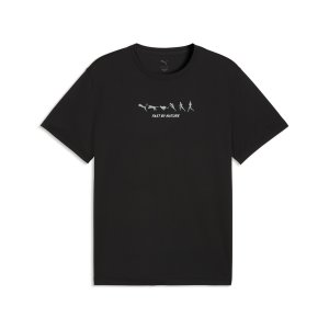 M Run Slogan Graphic Tee