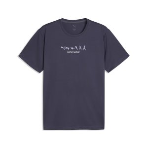 M Run Slogan Graphic Tee